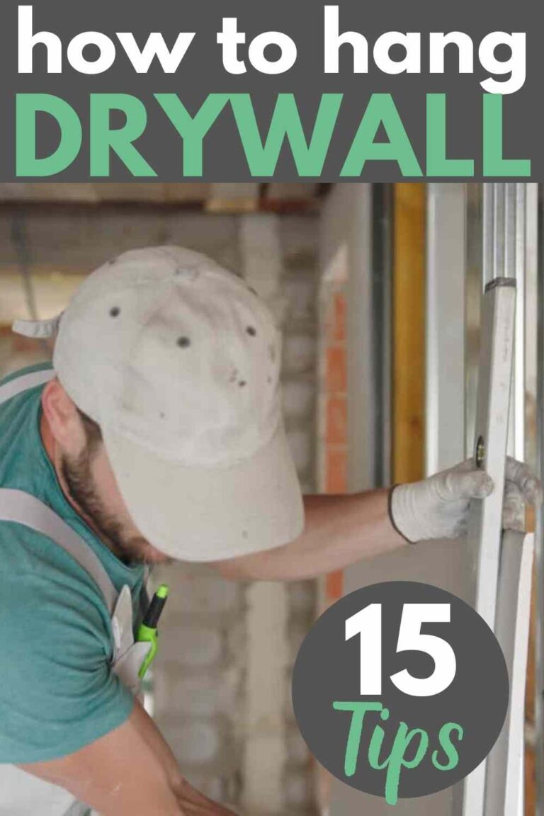 How To Hang Drywall 15 Tips For DIY Installation The Heathered Nest