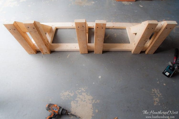 Build a homemade bike rack to help organize your garage 