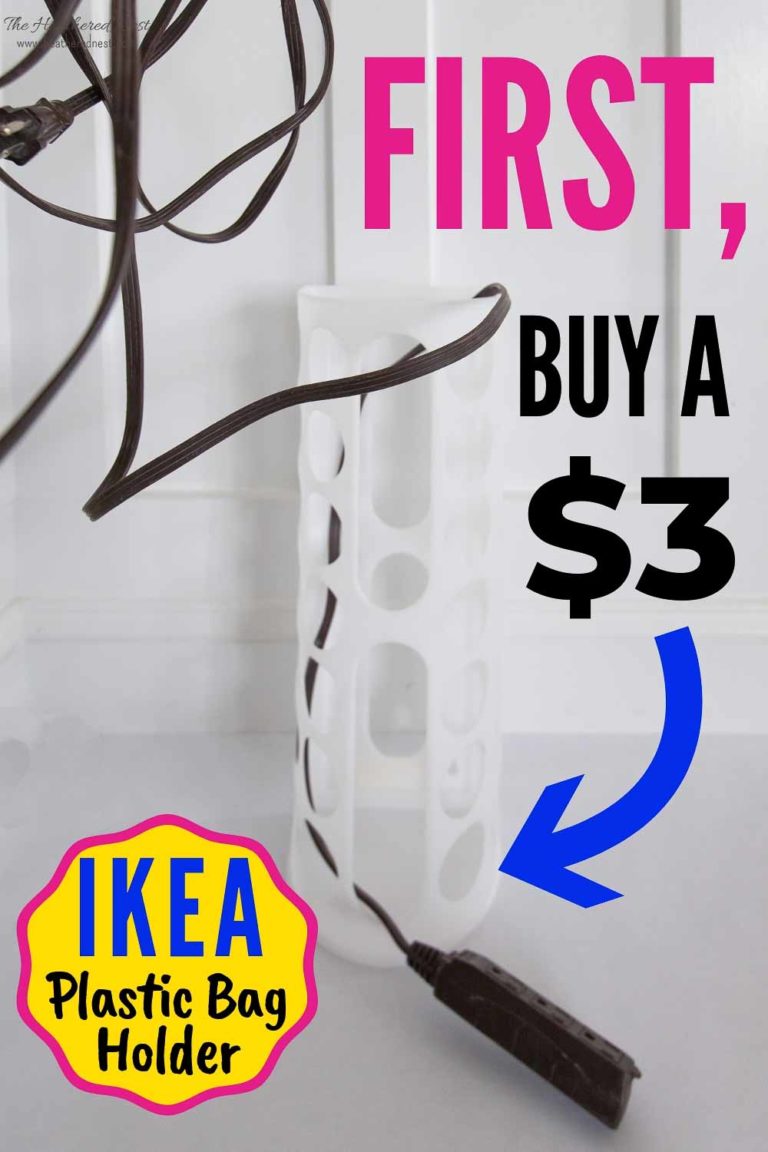 13 IKEA plastic bag holder hacks and ideas The Heathered Nest