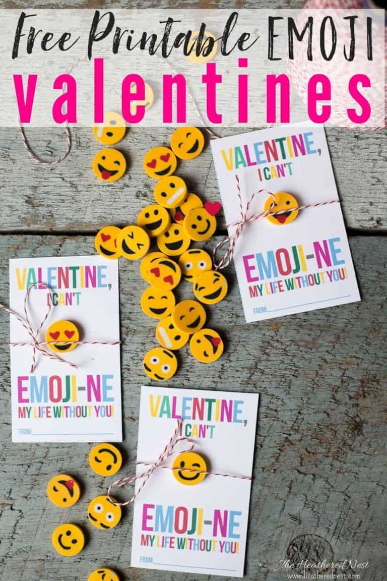 Free Printable Emoji Valentine The Heathered Nest free-printable-emoji-valentine-the-heathered-nest