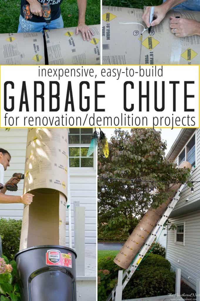 DIY Garbage Chute / Trash Chute from Concrete Forms