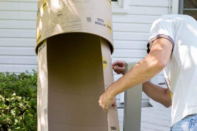 DIY Garbage Chute / Trash Chute from Concrete Forms