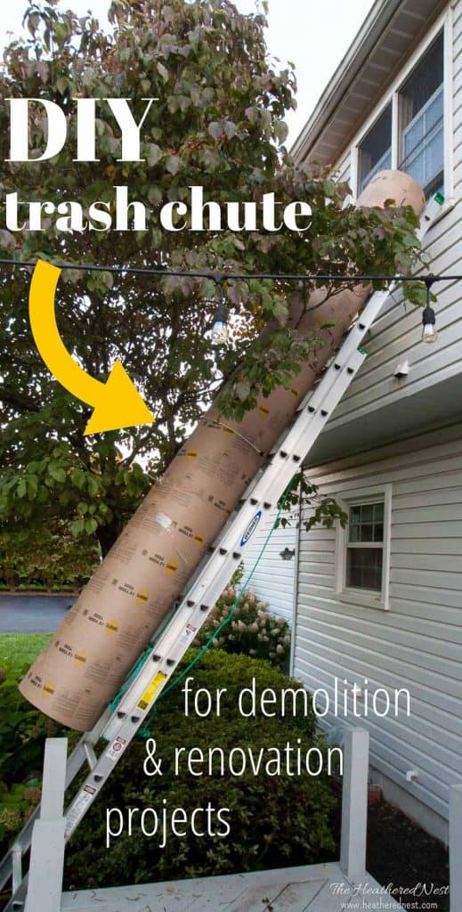 DIY Garbage Chute / Trash Chute from Concrete Forms