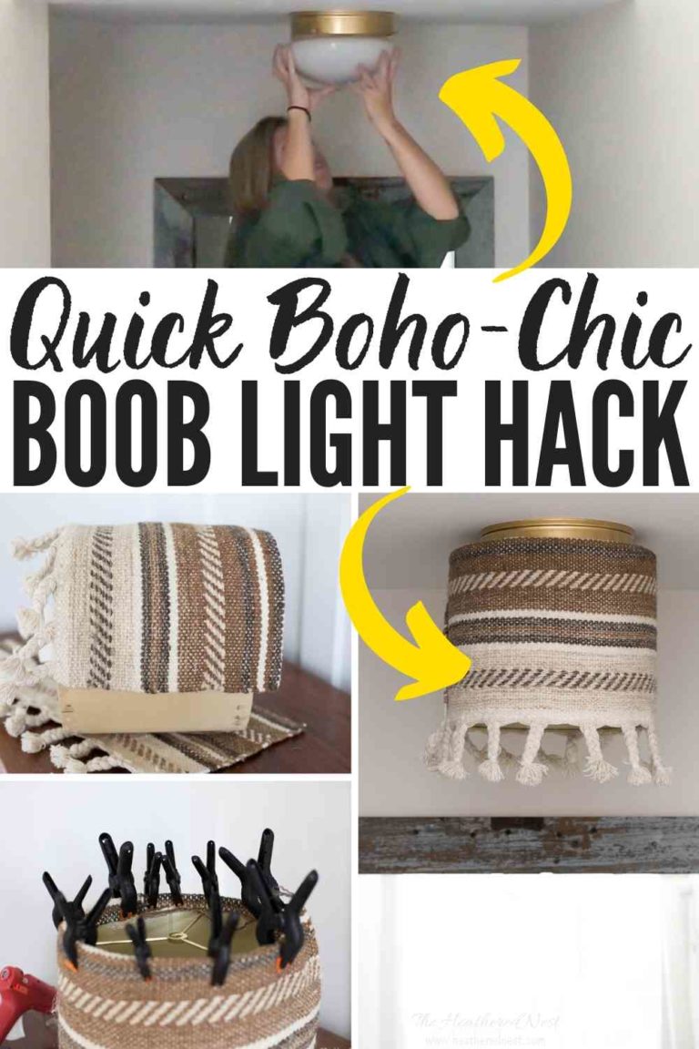 Boho Decor Boob Light Hack The Heathered Nest