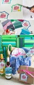 Housewarming Card / Free Printable Gift Tags using Upcycled Paint ...
