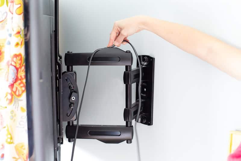 Installing a SANUS wall mount for Father's Day The Heathered Nest