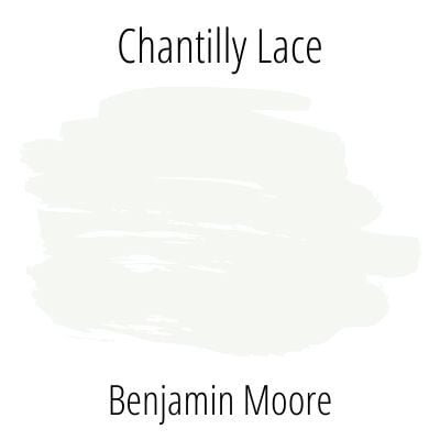 Benjamin Moore Chantilly Lace Paint Color Swatch