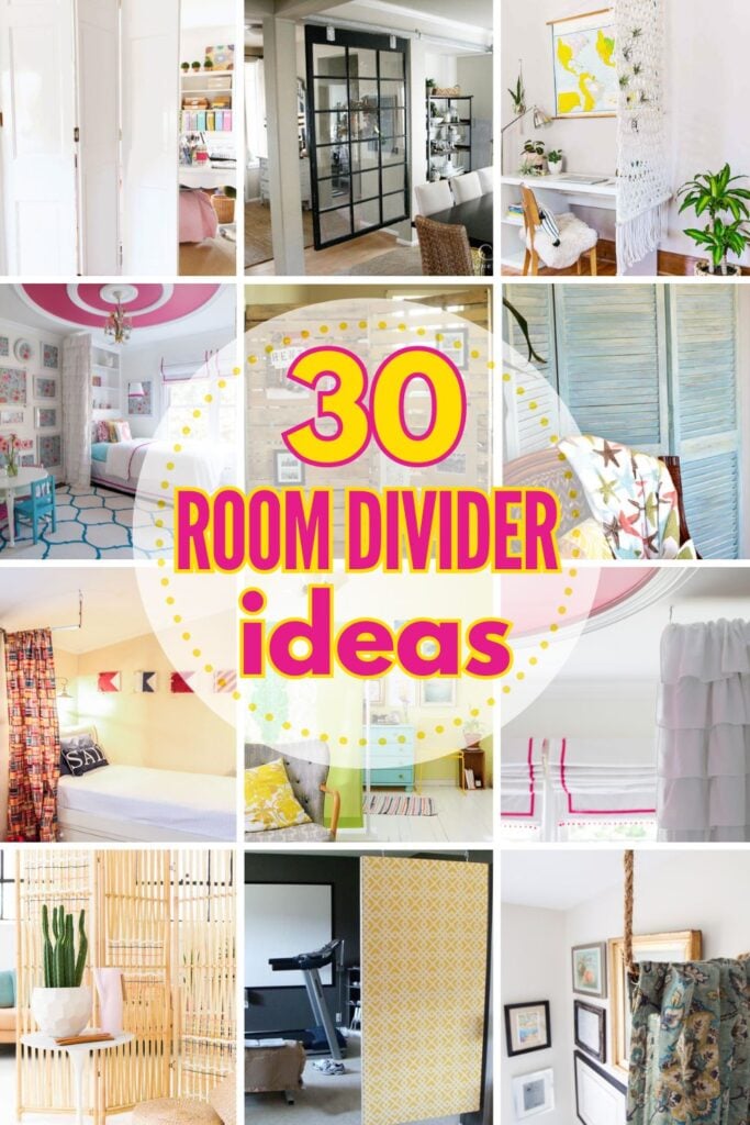 30+ BEST Room Divider Ideas & DIY Room Dividers to divide your space and conquer!!
