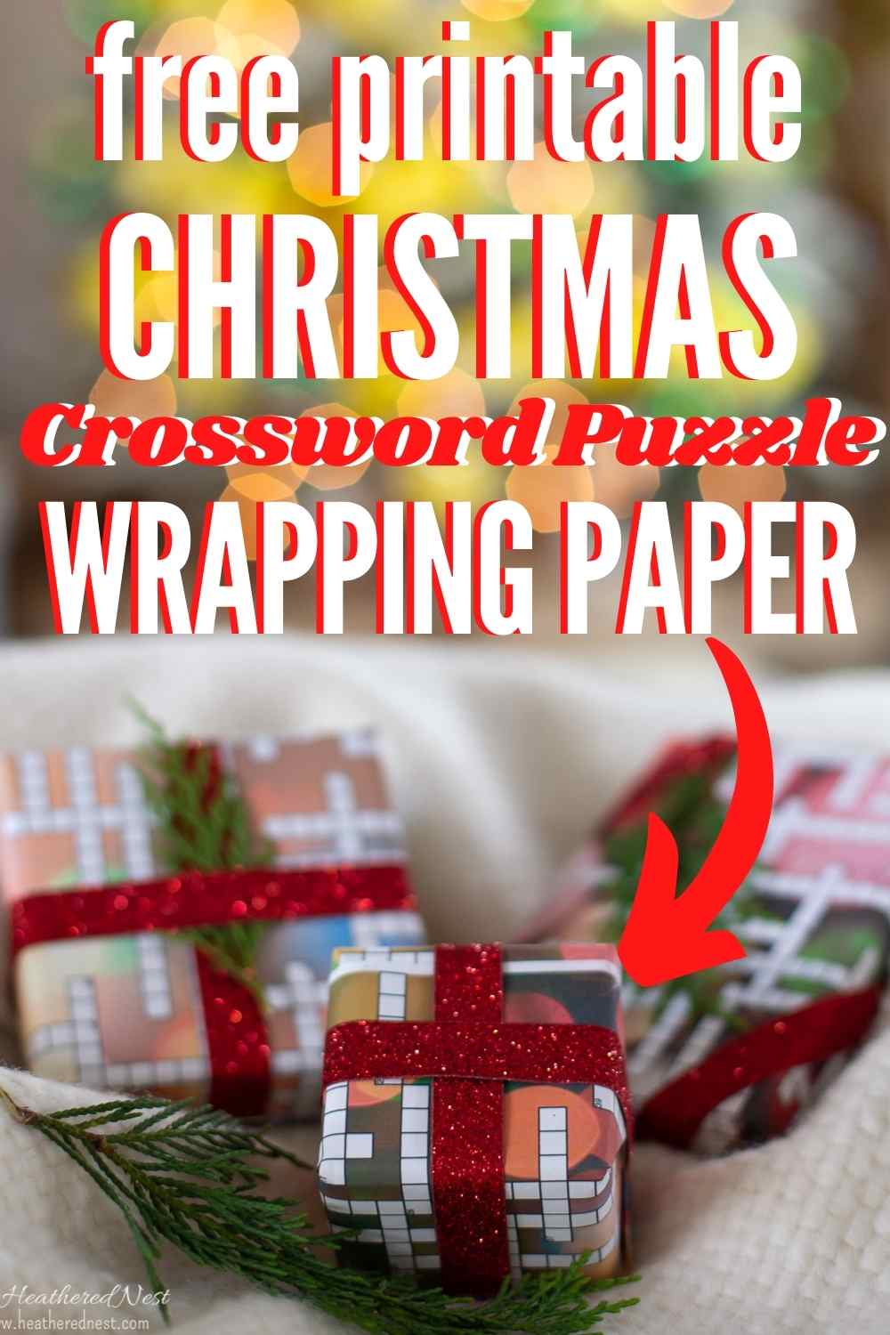 Free Printable Wrapping Paper for Christmas Gifts