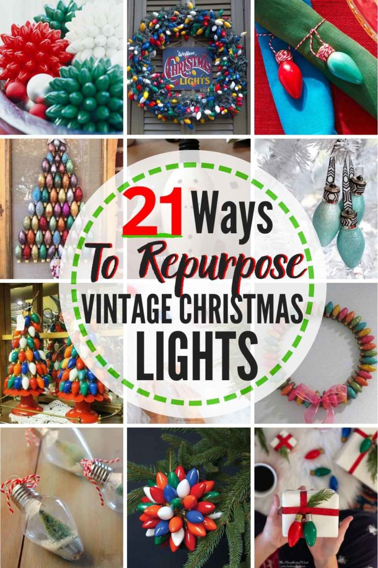 21 BRIGHT (and Safe) Ideas For Vintage Christmas Lights The Heathered