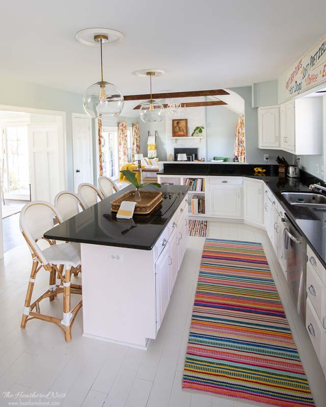 Kitchen Island Lighting Update The Heathered Nest