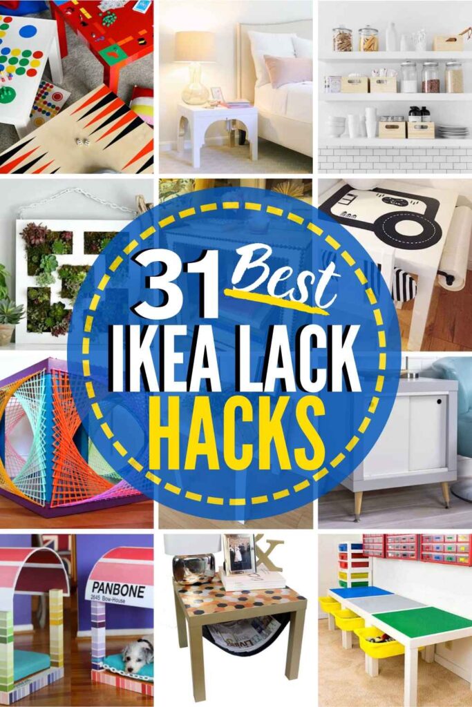 31 INVENTIVE IKEA Lack Table Hacks and Shelf Hacks For Your Home!