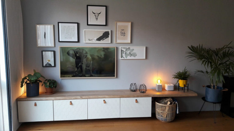 besta tv cabinet hack