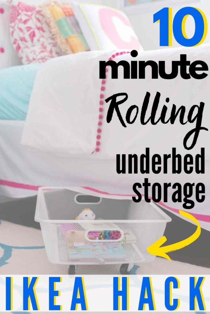 Unbelievably Quick and Easy DIY Under Bed Storage Idea The Heathered Nest