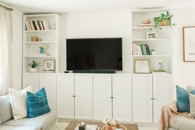 26 Innovative Ikea Billy Bookcase Hack Ideas - The Heathered Nest