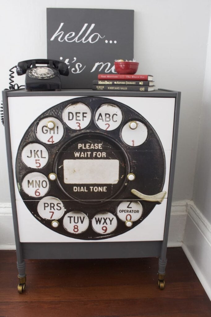 2 Bees in a Pod IKEA Rast hack with old fashioned telephone theme