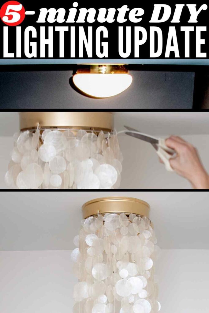Diy Flush Mount Lighting 2 Ways To Modernize Lights Diy Flush Mount Lighting 2 Ways To, Updating Flush Mount Light Fixture