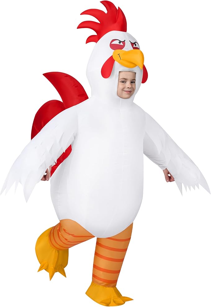 inflatable chicken costume