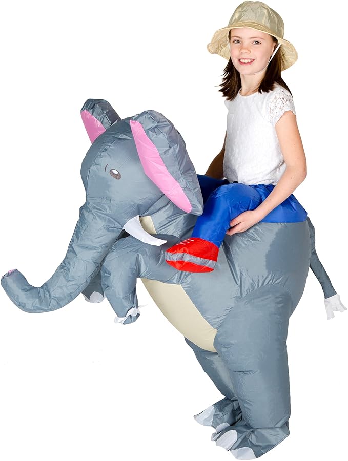 inflatable elephant rider costume