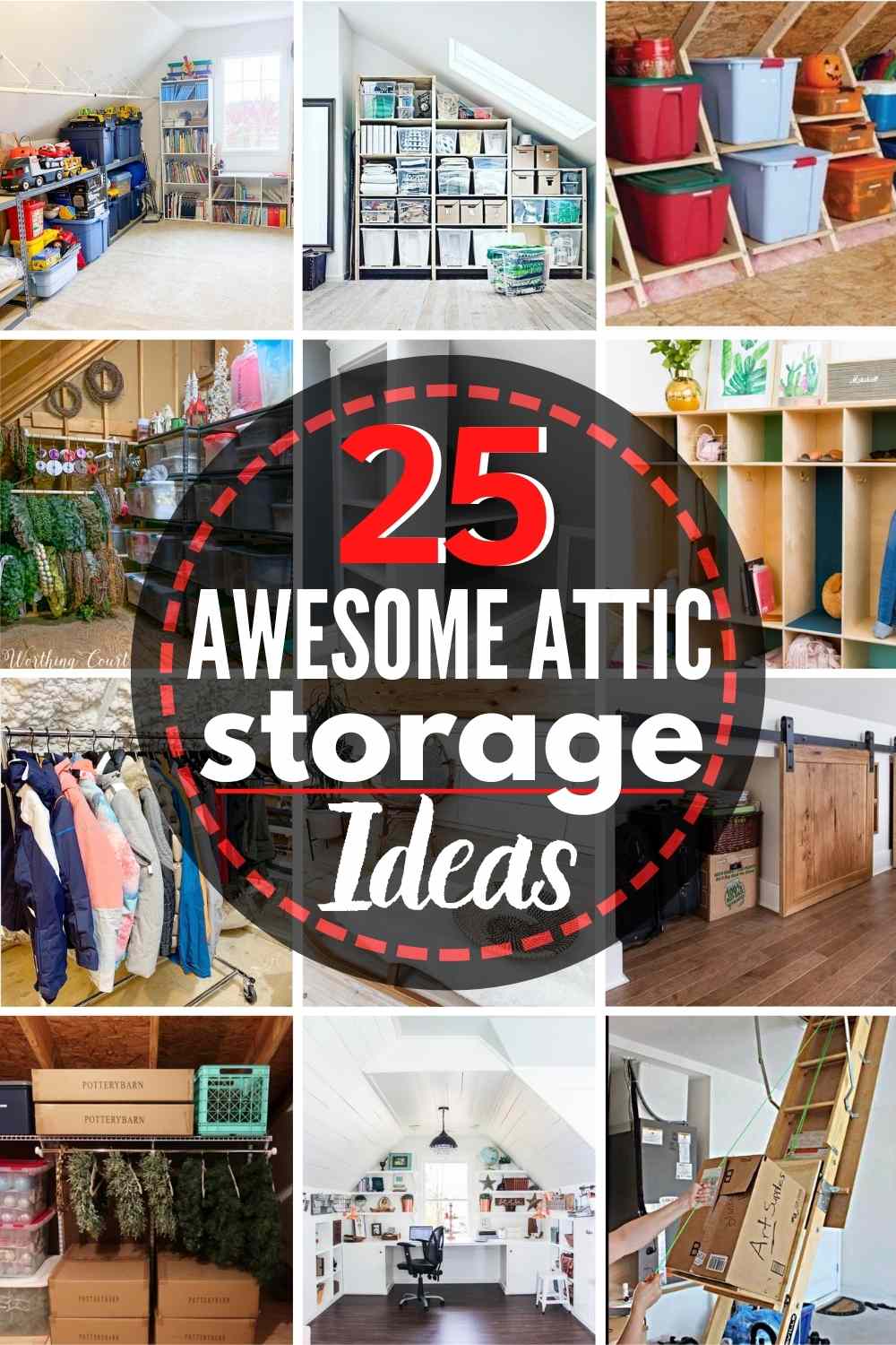 25 Awesome Attic Storage Ideas