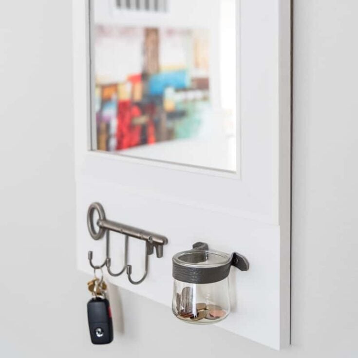 Image for DIY Entryway Mirror with Hooks