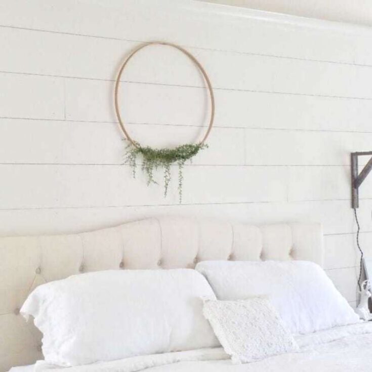 shiplap in bedroom