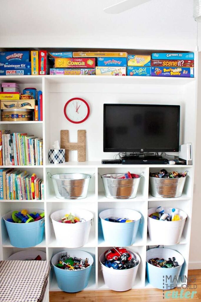 23 Terrific Toy Storage Ideas - The Heathered Nest