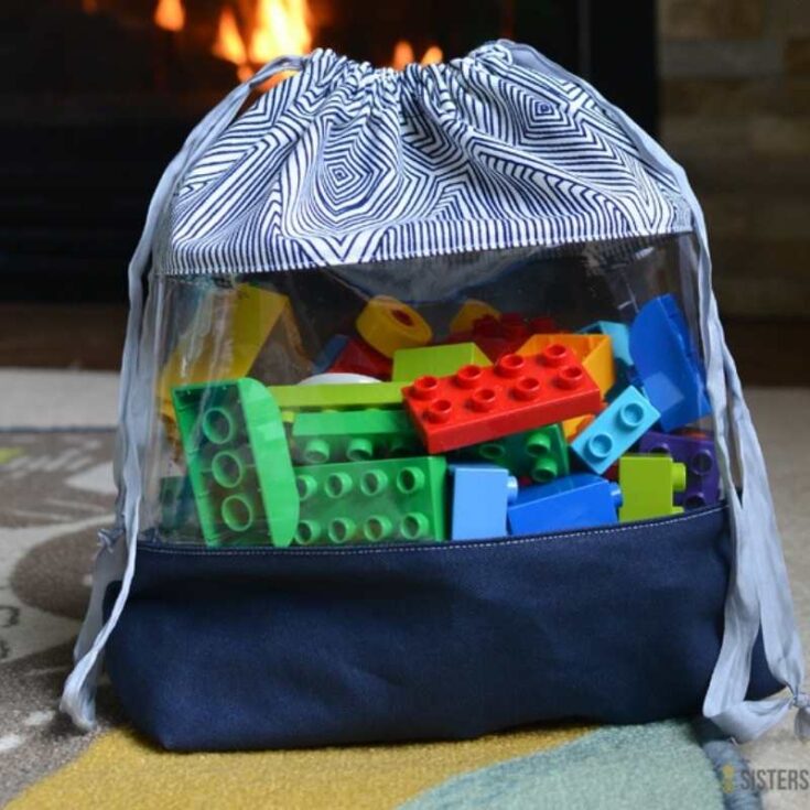 diy drawstring lego bag