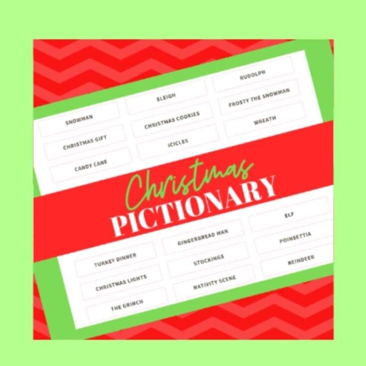 free pictionary printable