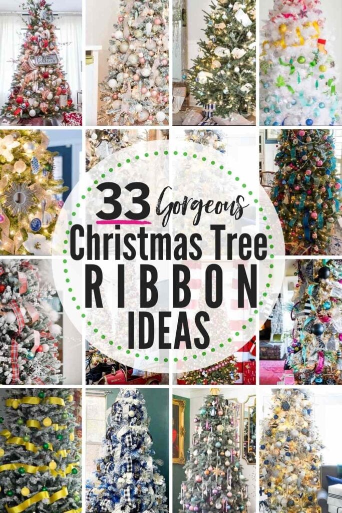 33 Beautiful Christmas Tree Ribbon Ideas For Your Home