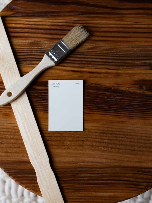 Sherwin Williams Creamy SW 7012 Story The Heathered Nest