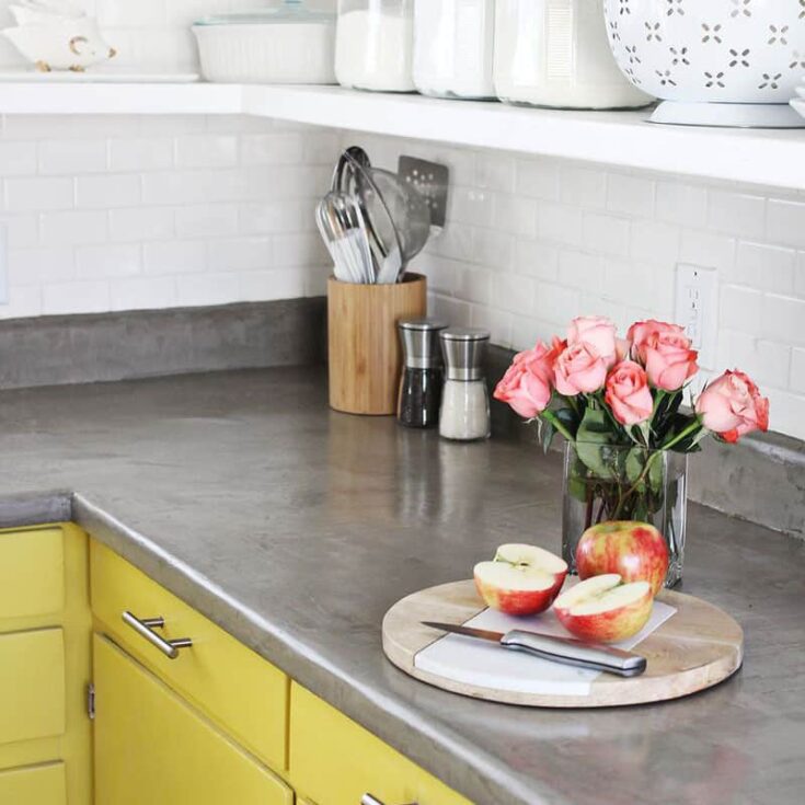 gorgeous gray diy countertops
