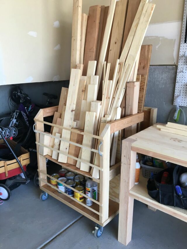 15 DIY Lumber Storage Racks Easy, Cheap, Flexible Solutions