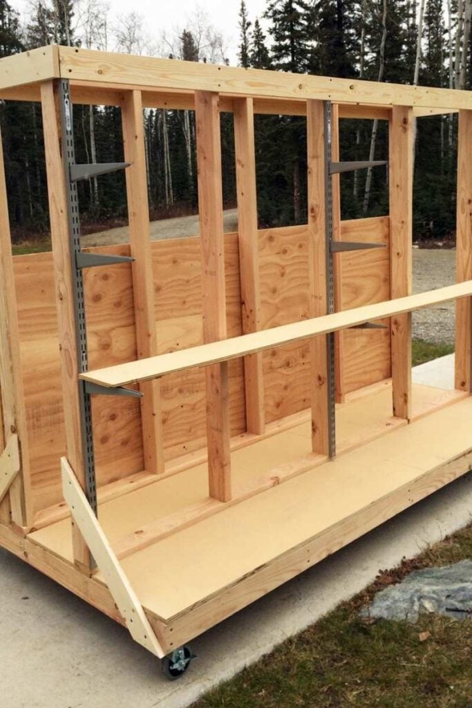 15 DIY Lumber Storage Racks Easy, Cheap, Flexible Solutions