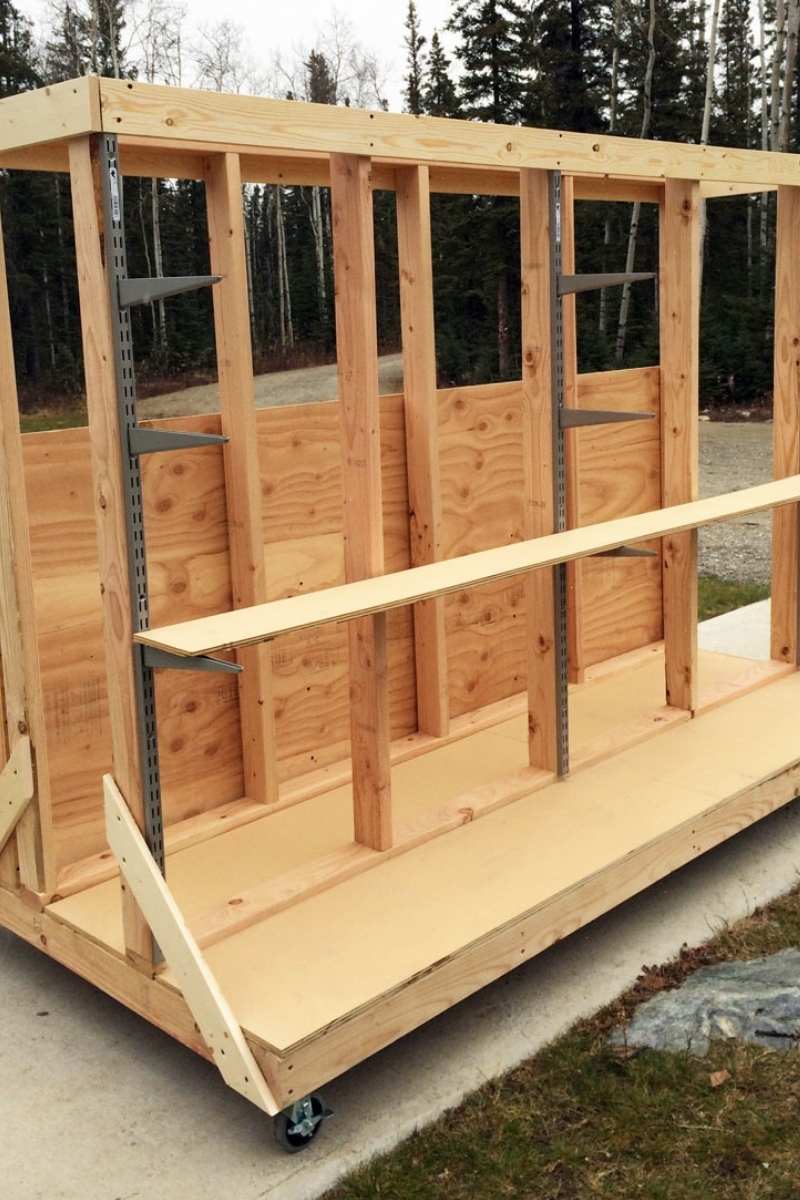 15 DIY Lumber Storage Racks Easy, Cheap, Flexible Solutions