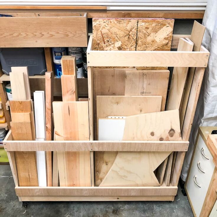 15 DIY Lumber Storage Racks Easy Cheap Flexible Solutions