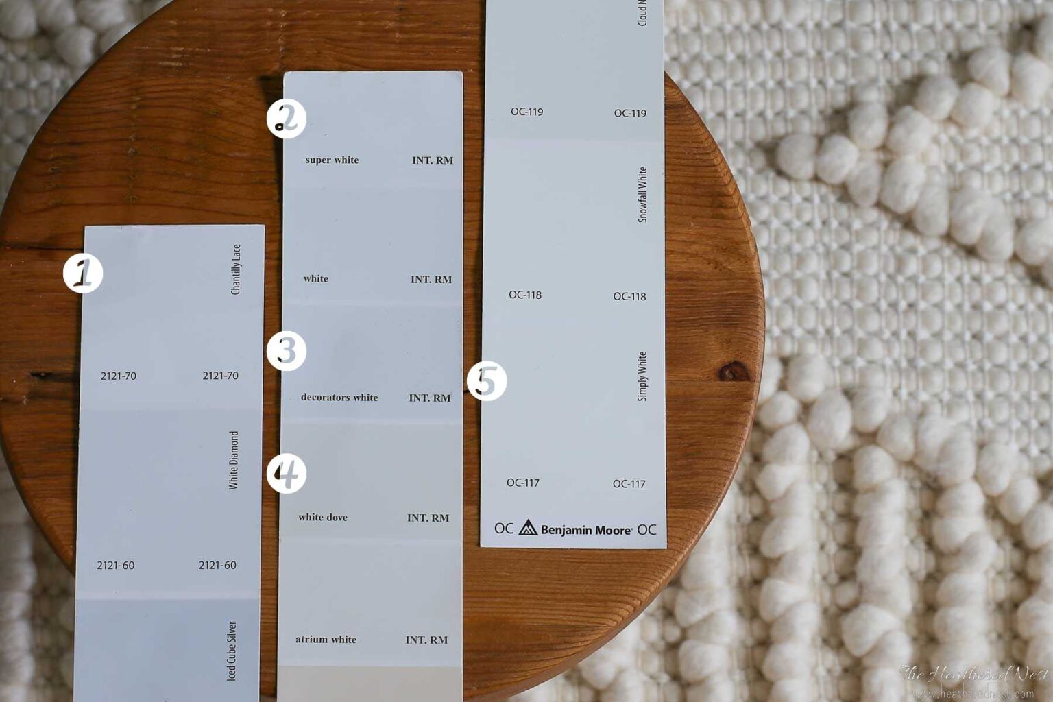 5 BEST Benjamin Moore White Paint Colors of ALLTIME