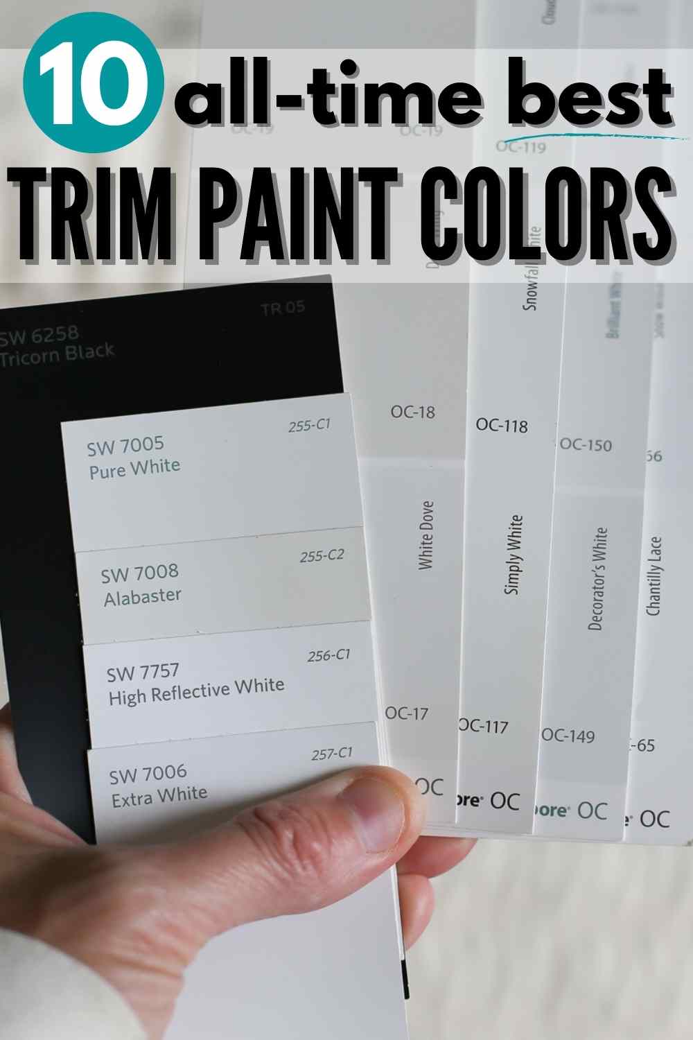 10 Favorite Trim Paint Colors The Heathered Nest