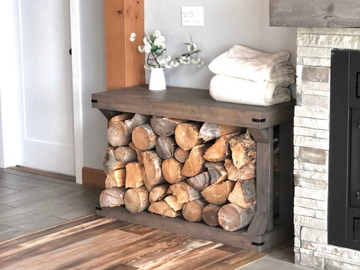 21 BEST Firewood Storage Ideas To DIY or Buy!