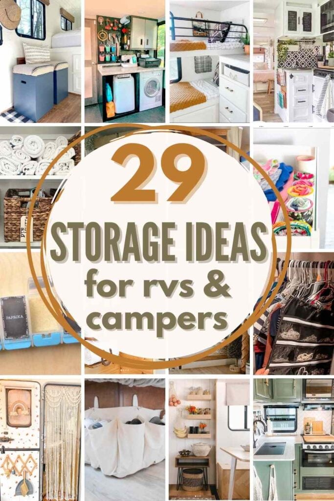 75 Travel Trailer RV Organization Ideas » Homemade Heather