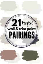 Favorite Wall And Trim Color Combinations - The Heathered Nest