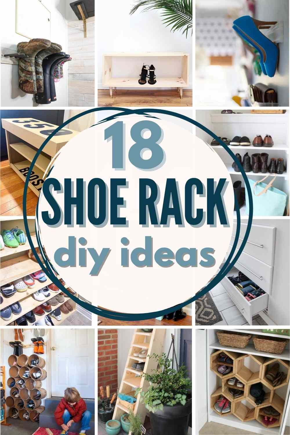 18 BEST DIY Shoe Rack Ideas For Saving Space At Home