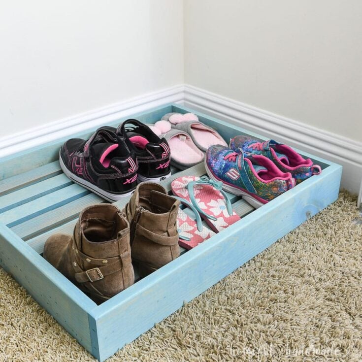Image for Shoe Organizer Tray DIY