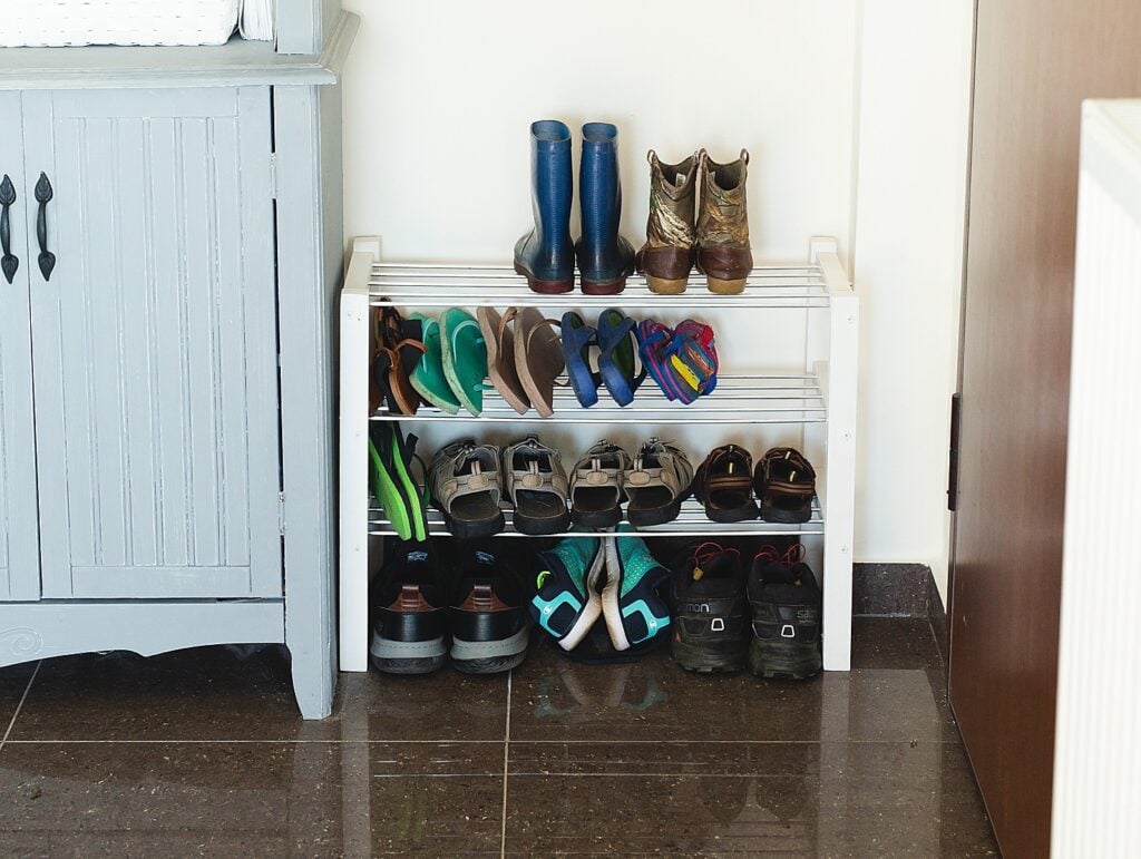 18 BEST DIY Shoe Rack Ideas For Saving Space At Home