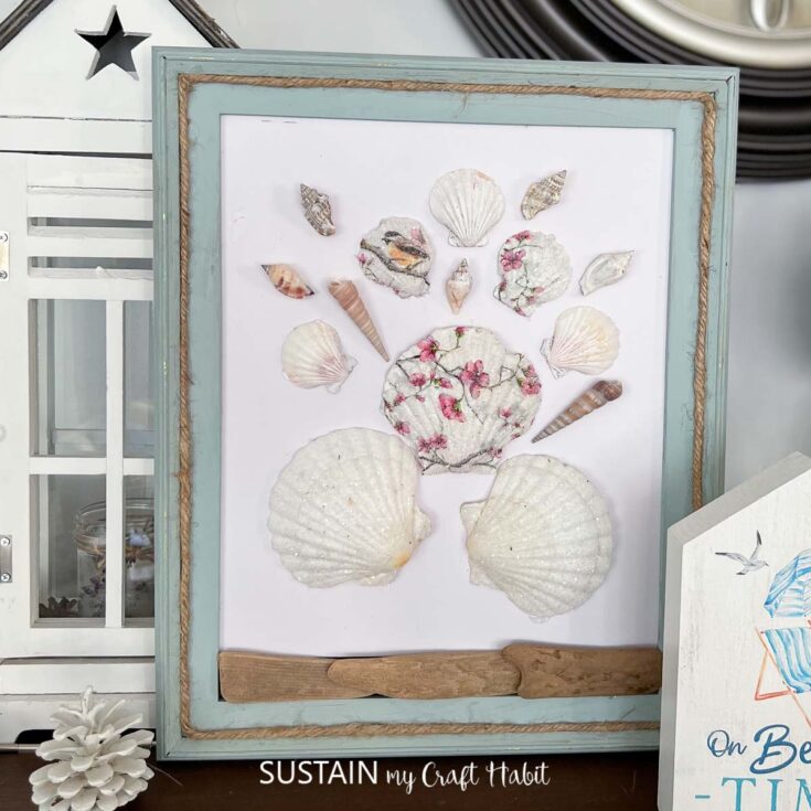 shell picture frame