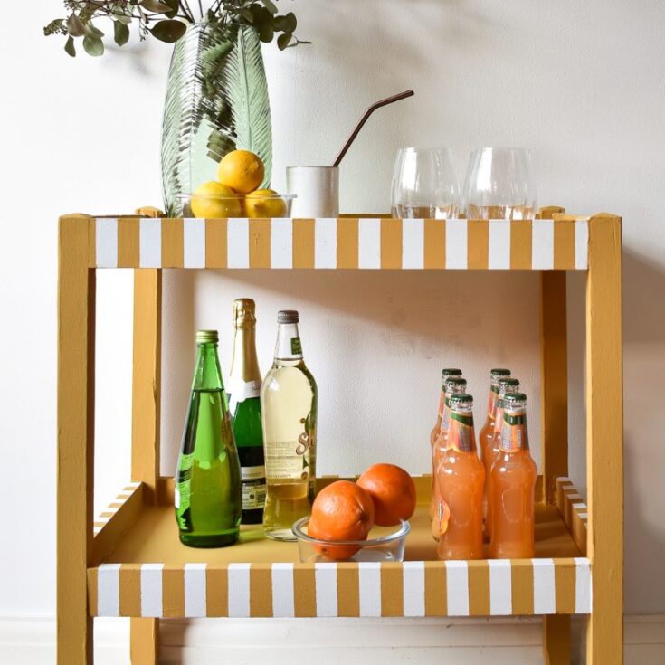 Image for Simple Bar Cart Makeover With Paint