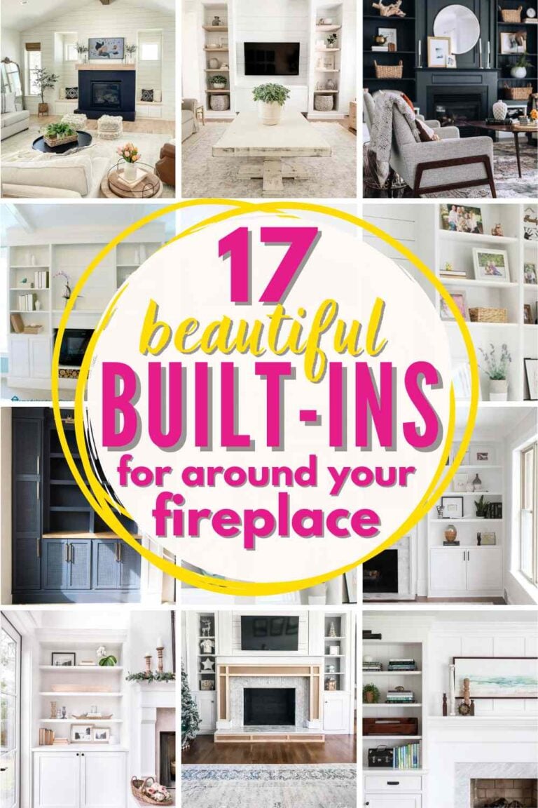 17 Best Builtins Around A Fireplace To Add Character