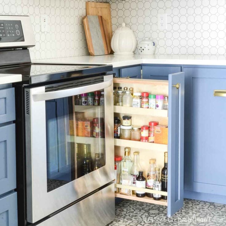pull out spice rack