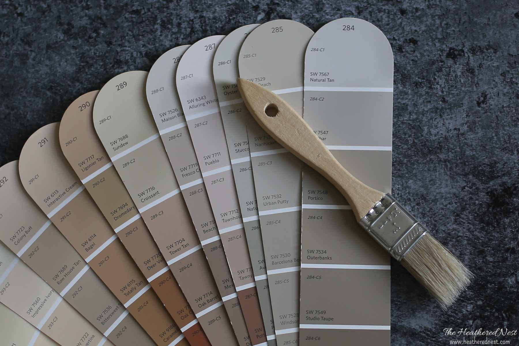 Sherwin Williams Natural Tan 7567 Timeless or Tired? The Heathered Nest