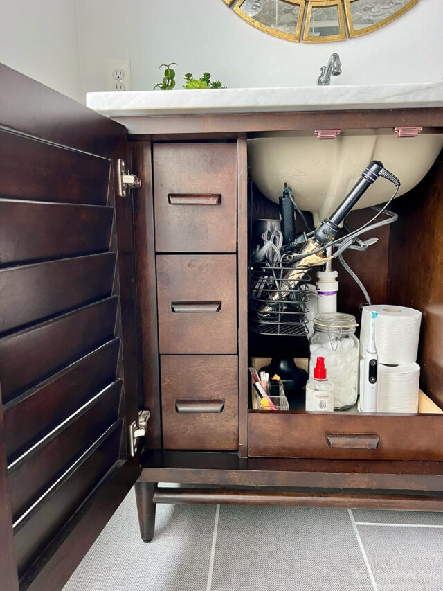 19 BEST Under Bathroom Sink Storage Ideas: Try Today!